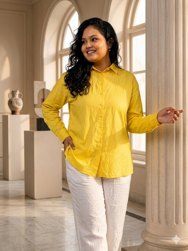 Modal Cottan Oversized Shirt