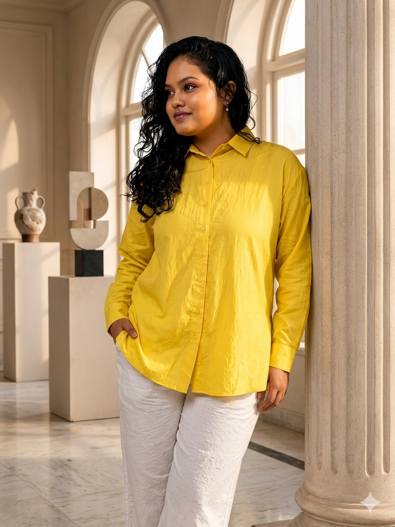 Modal Cottan Oversized Shirt