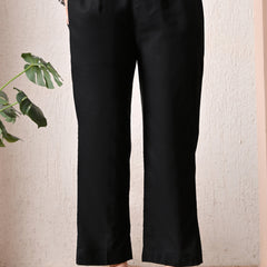 Noir Bloom A-Line Kurta With Pant