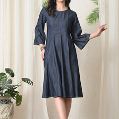Grey Denim Anarkali