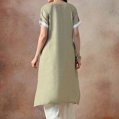 Olive Breeze Kurta