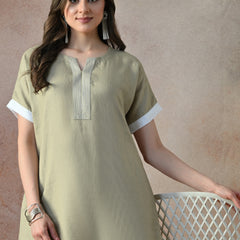 Olive Breeze Kurta