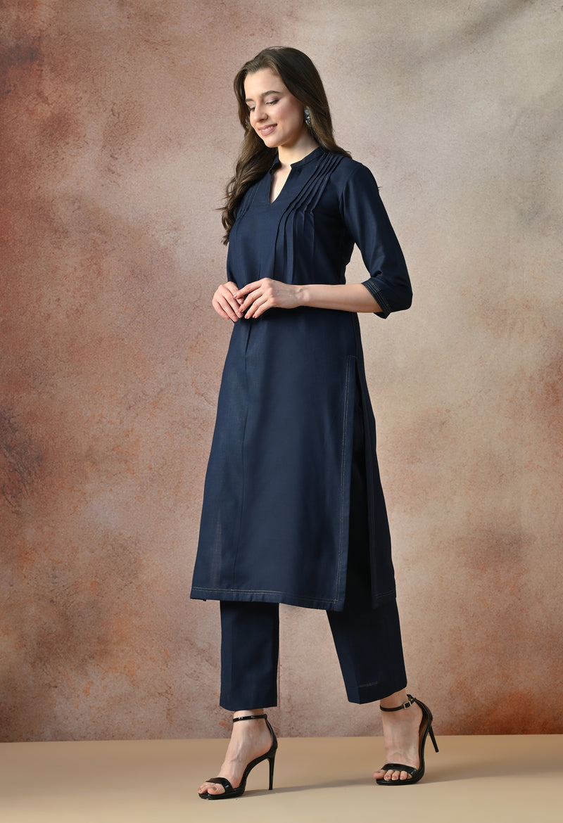 Midnight Elegance Kurta Set