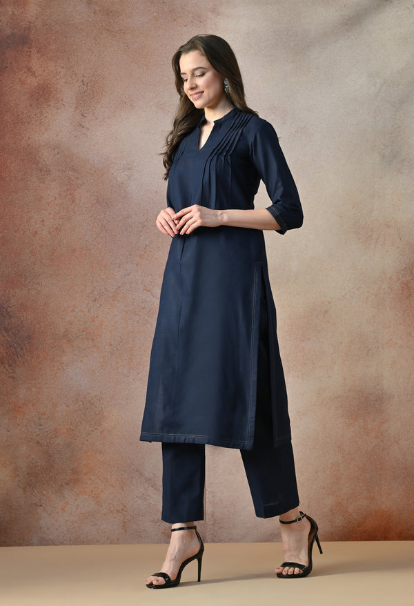 Midnight Elegance Kurta Set