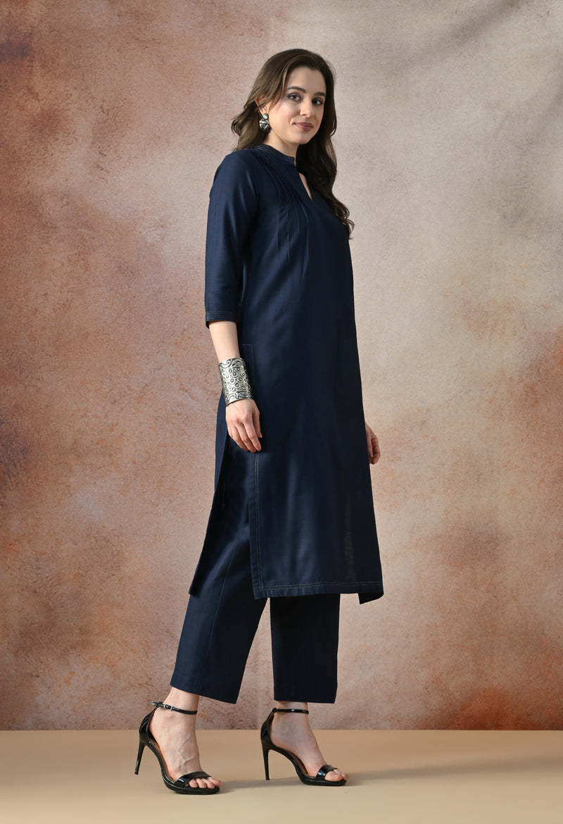Midnight Elegance Kurta Set