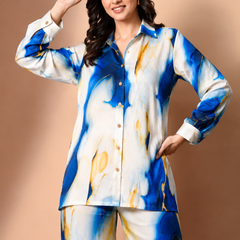 Tye Dye Ptinted Co-erd Set