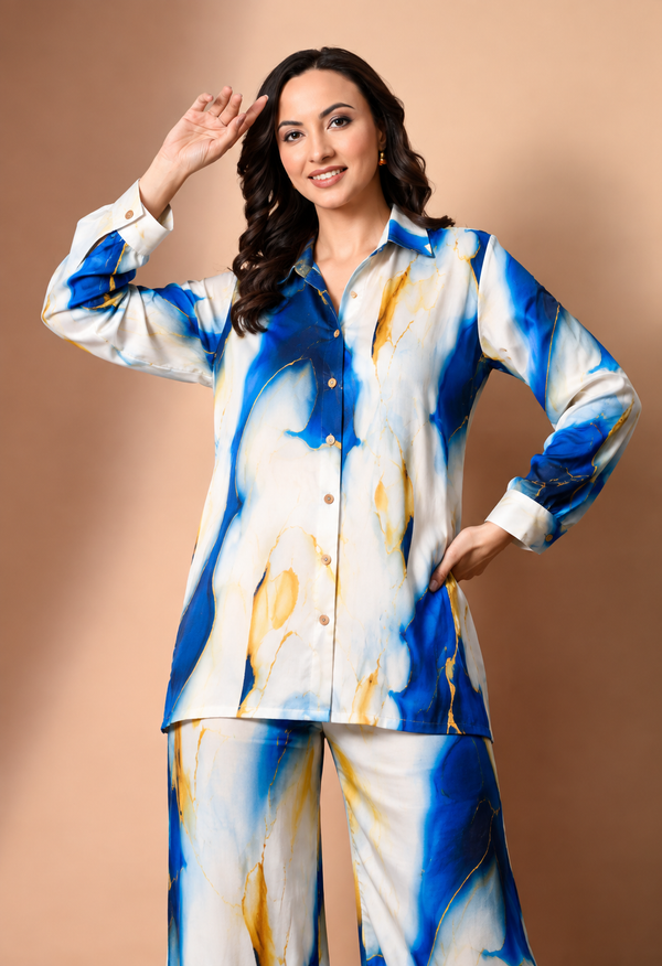 Tye Dye Ptinted Co-erd Set