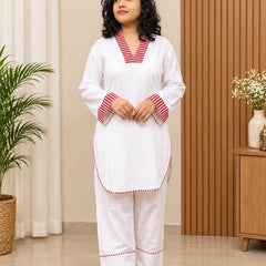 Premium glass Cotton Kurta Set
