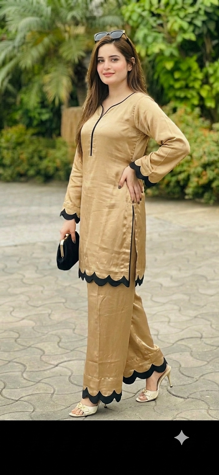Armani Satin Suit Set