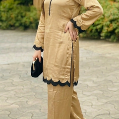 Armani Satin Suit Set