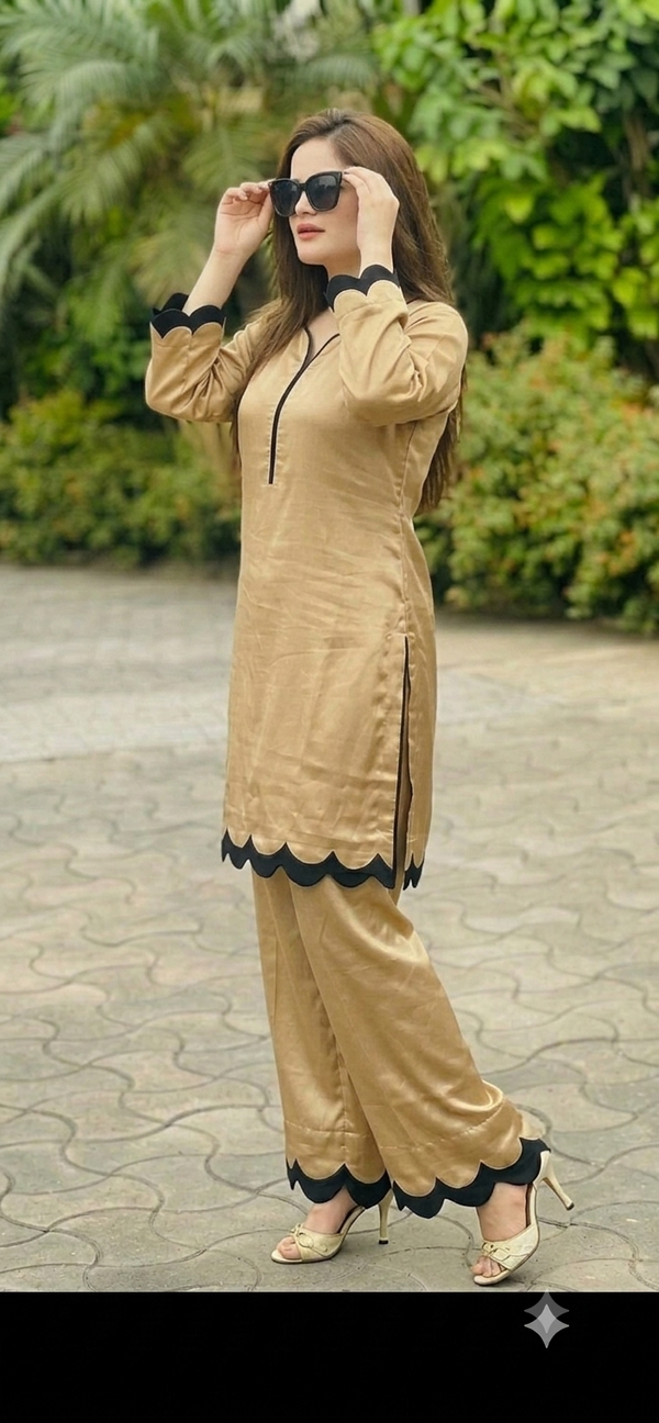 Armani Satin Suit Set