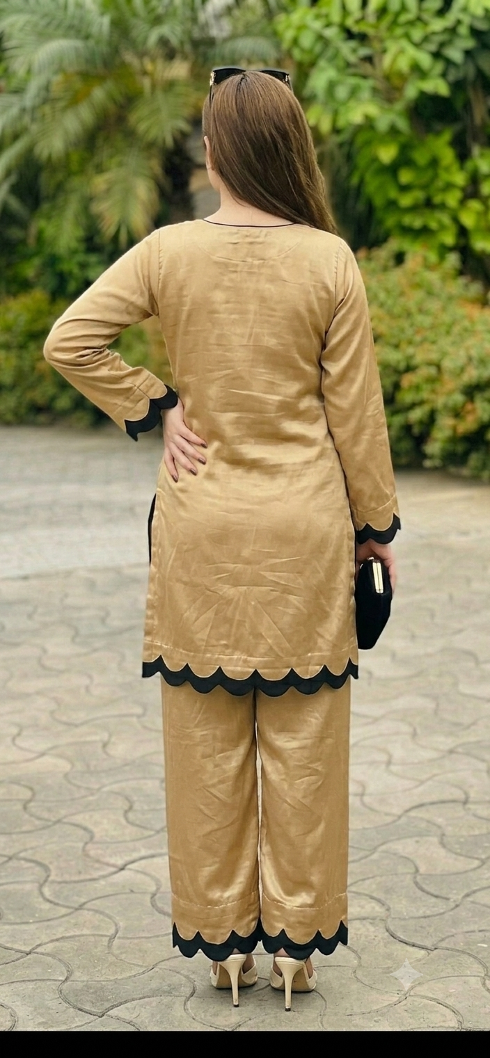 Armani Satin Suit Set