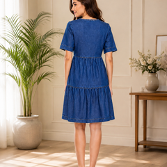 Denim Charm, Effortlessly Chic